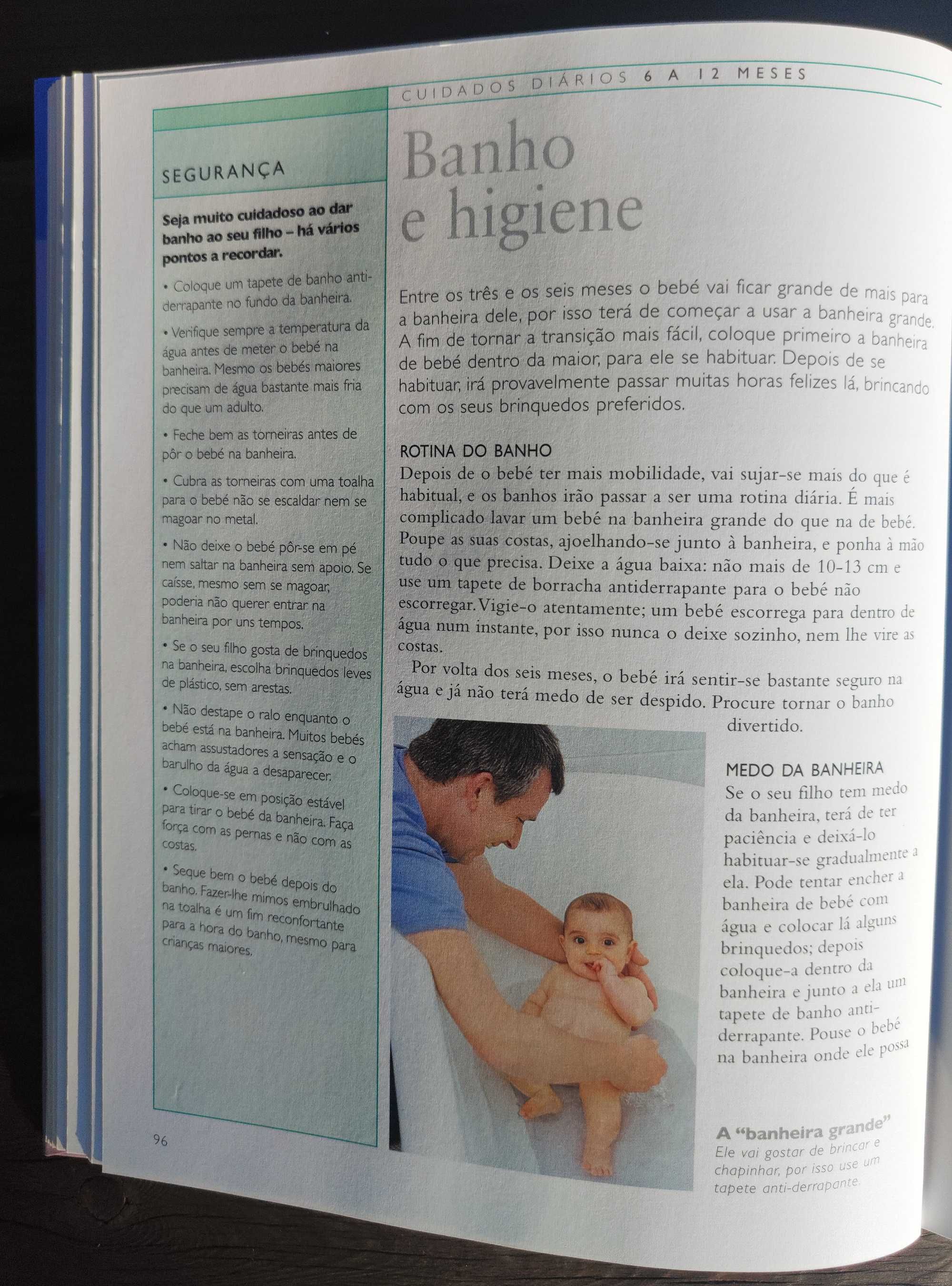 Livro "Guia Completo para Cuidar de Bebés e Crianças"