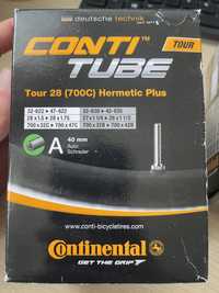 3x Dętka Continental Tour 28 (700C) Hermetic Plus DV 40 mm
