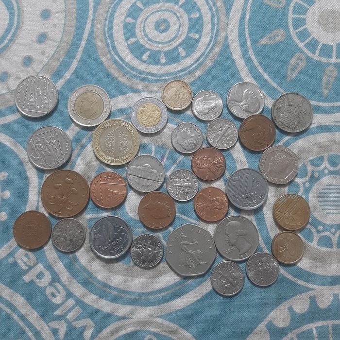 Moedas de varios países
