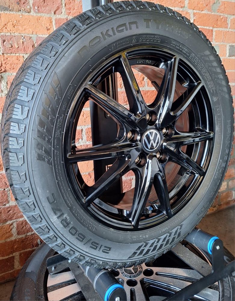 Koła Zimowe 17 VW Multivan T5 T6 T6.1 Nowe 215/60R17C Black Felgi