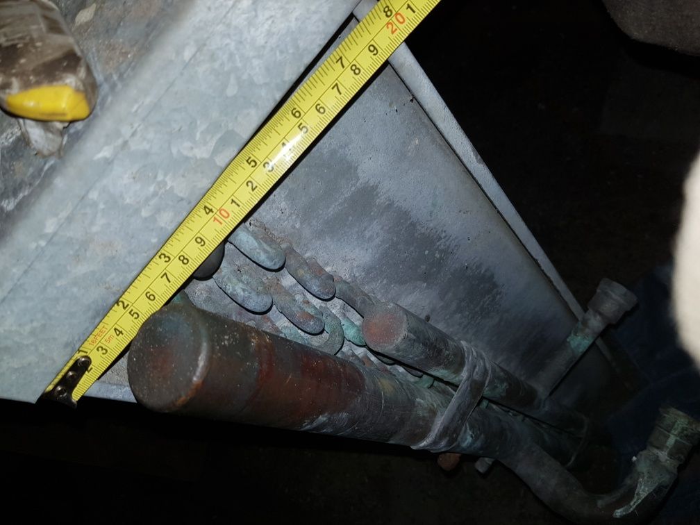 Nagrzewnica wodny wymiennik ciepła 90kw suszarni wentylator chlodnica