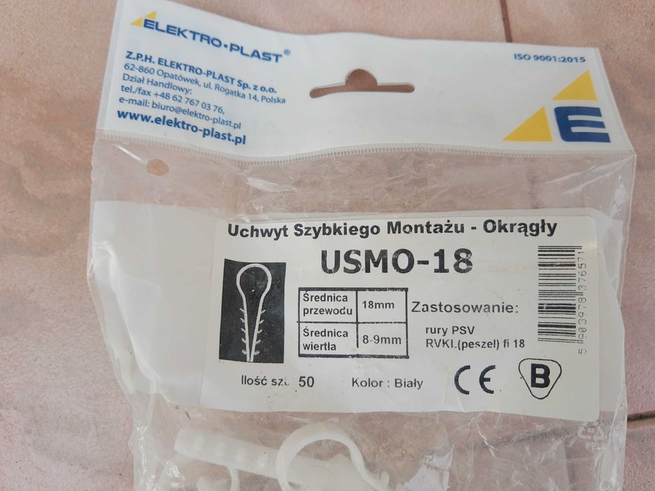 Uchwyt przewodu YEDP 3x1,5 3x2,5 2x600 szt 1x100szt + gratis