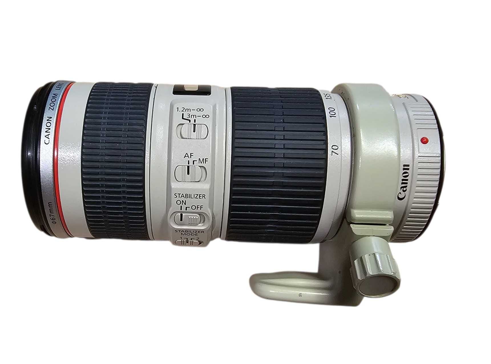 Obiektyw Canon Zoom lens ef 70-200mm 1:4 l is usm Ultrasonic