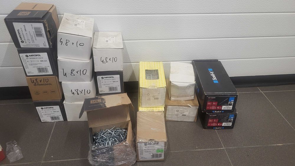 Nity zrywane mix 4,8x8; 4,8x10; 5x10 - STAL/STAL ISO 15979