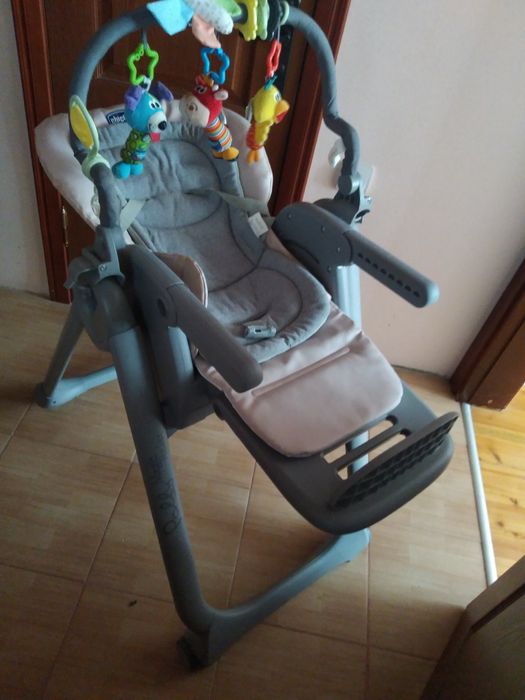 Шезлонг -крісло для годування chicco polly magic relax з 0 міс до 3рок