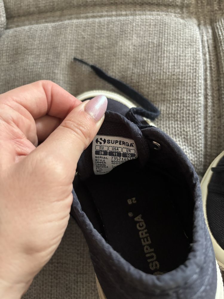 Trampki chłopięce superga 28 stan super