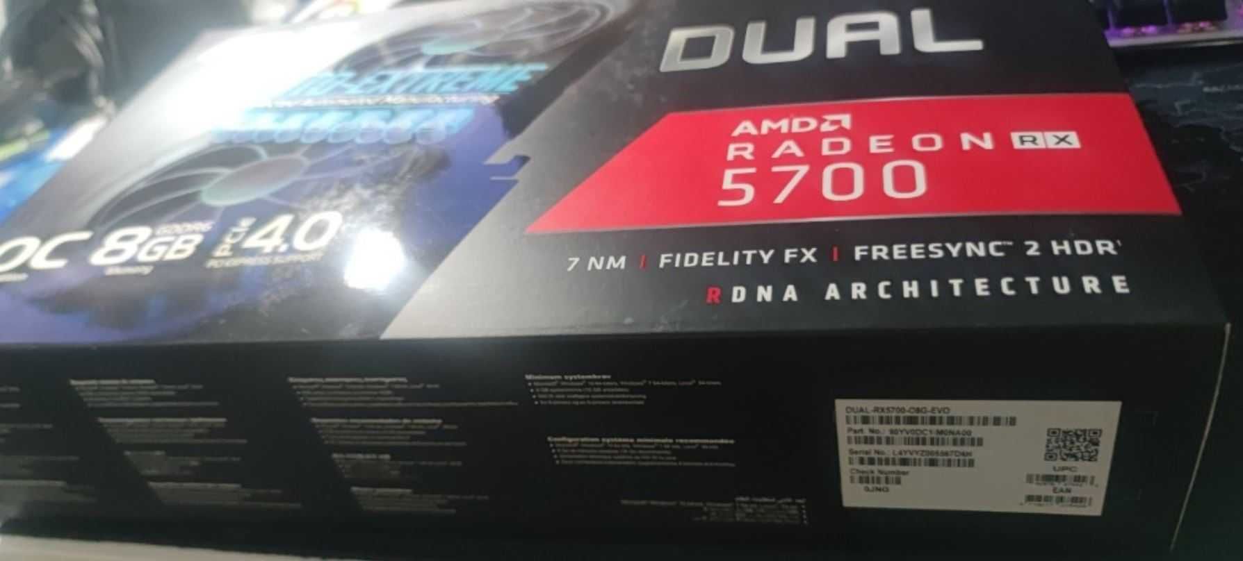 Karta RX 5700 ASUS Dual EVO OC 8GB GDDR6, Warszawa