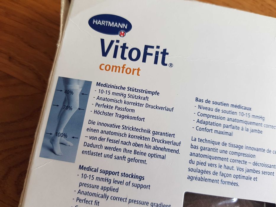 Rajstopy uciskowe HARTMANN VITO FIT comfort 10-15mmHG