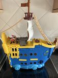 Barco do Capitao Gancho Jolly Roger com bonecos