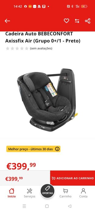 Cadeira bebe auto axissfix