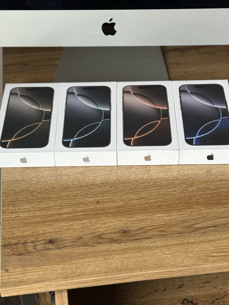 Nowe zaplombowane iPhone 16 Pro 256gb Titanium Natural szary i Black