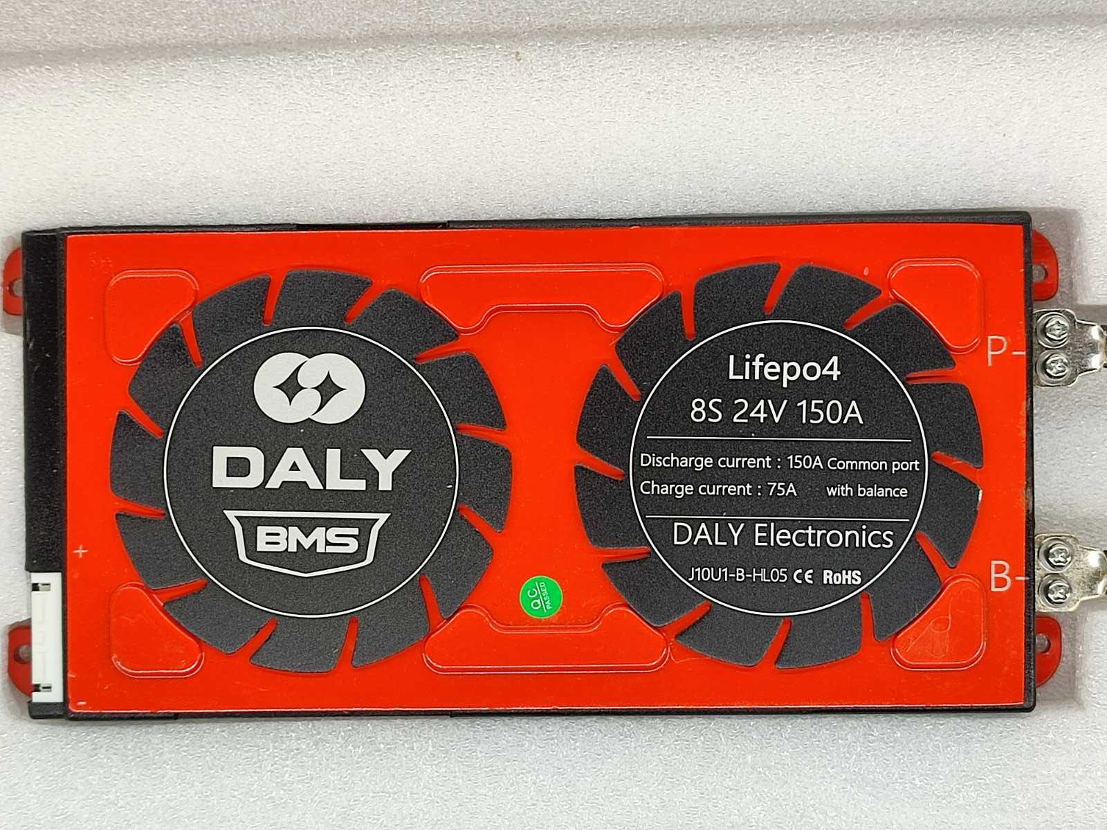 Плата BMS Daly LiFePO4 8S 24В 150А