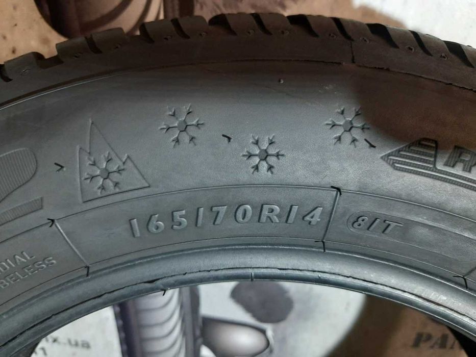 Шини 7мм 165/70 R14 DUNLOP WinterResponse 2 б/у зима склад