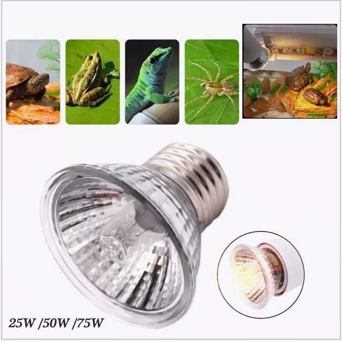 Лампа-Лампочка UVA UVB ультрафиолет с обогревом для черепах. ящериц