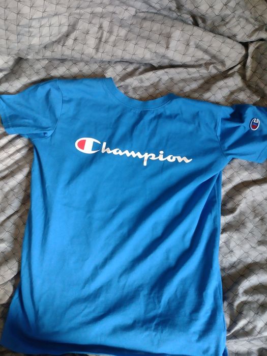 CHAMPION koszulka Niebieska dla dzieci