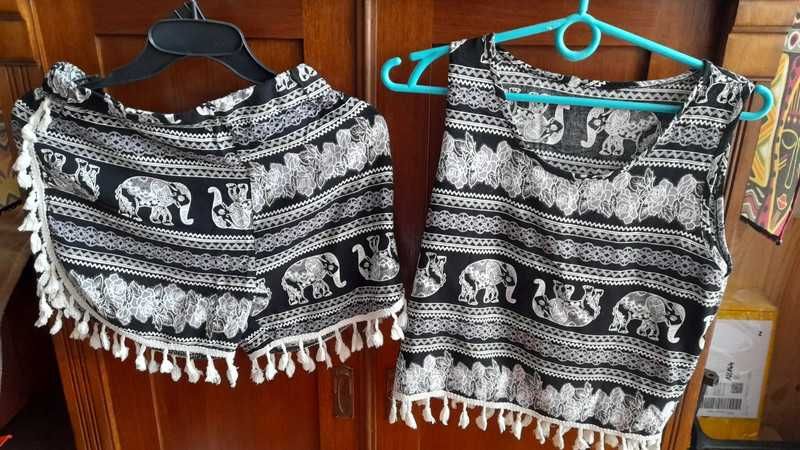 Bawełniany komplet letni dziewczęcy S