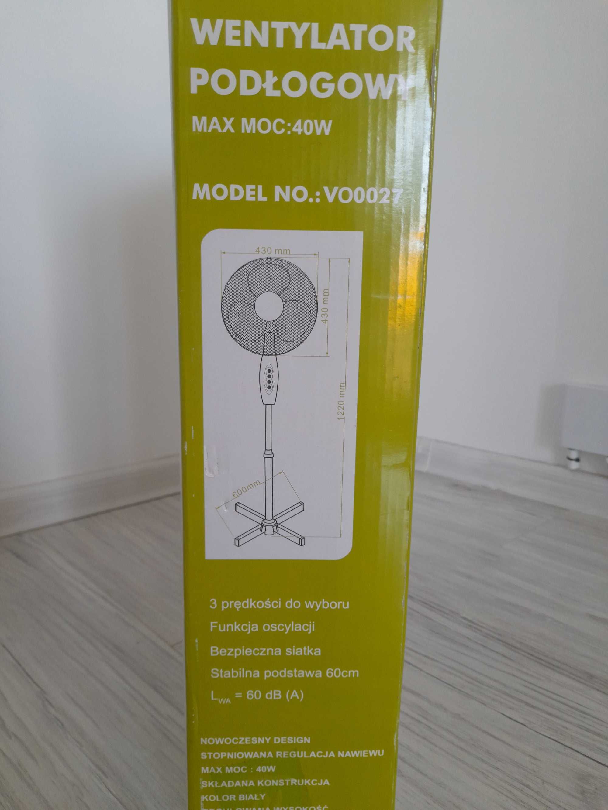 Wentylator podłogowy VOLTENO 40W