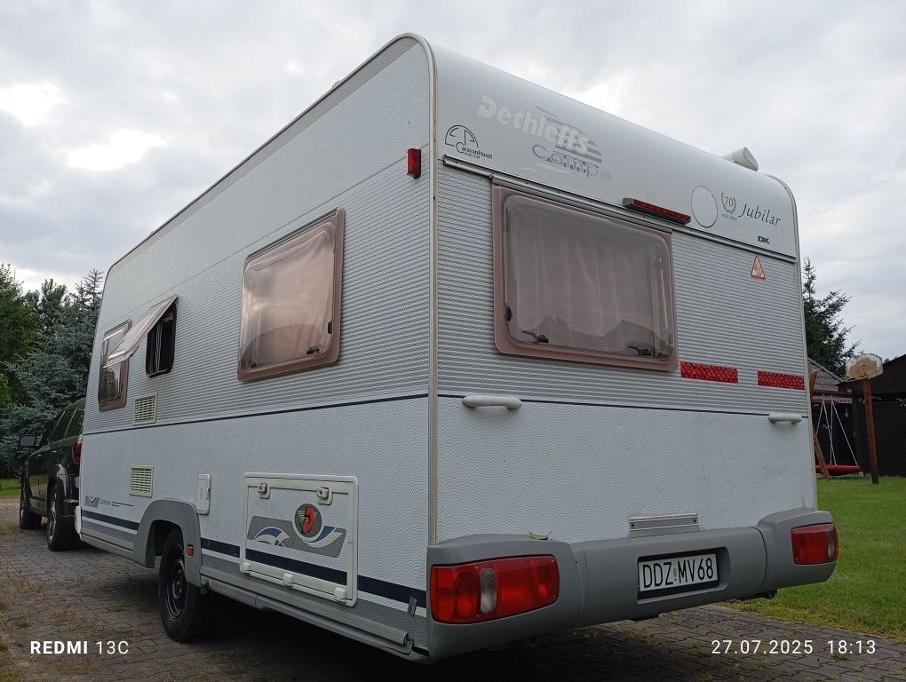 Przyczepa kempingowa Dethleffs limited edycja 1000 dmc kabina prysznic