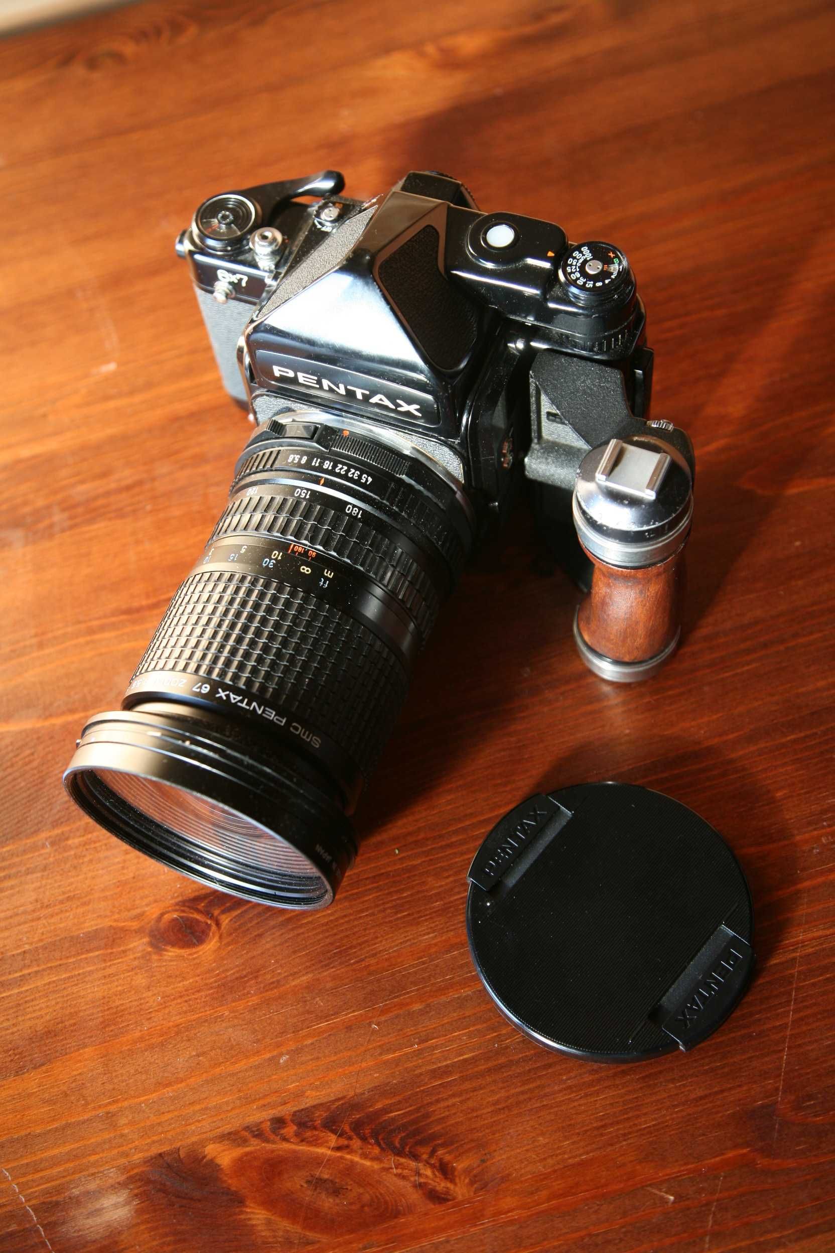Pentax 67 z obiektywem 55-100