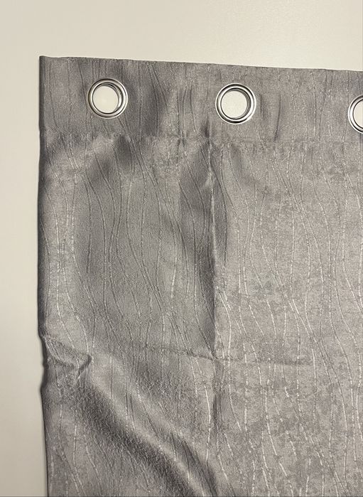 Zasłony szare 230x185 cm