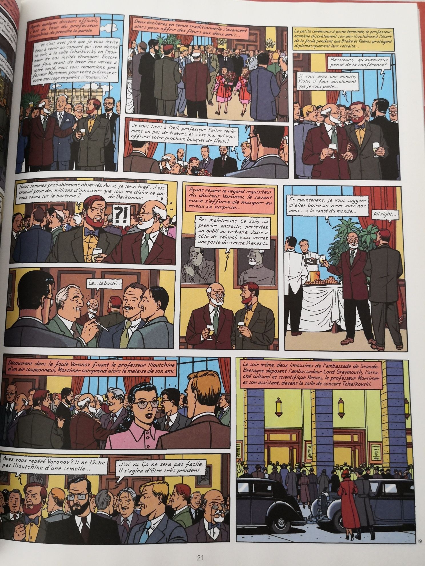 Album BD em francês - Les adventures de Blake et Mortimer