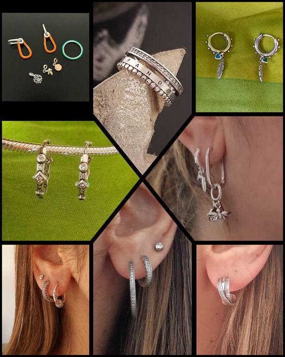 Brincos modelos Pandora NOVOS