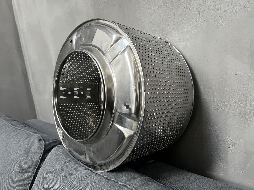 Lampa z bebna od pralki - LOFT