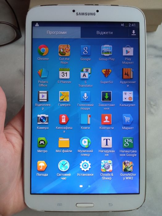 Samsung Galaxy Tab 3 8.0 белого цвета, модель SM-T310 16Gb