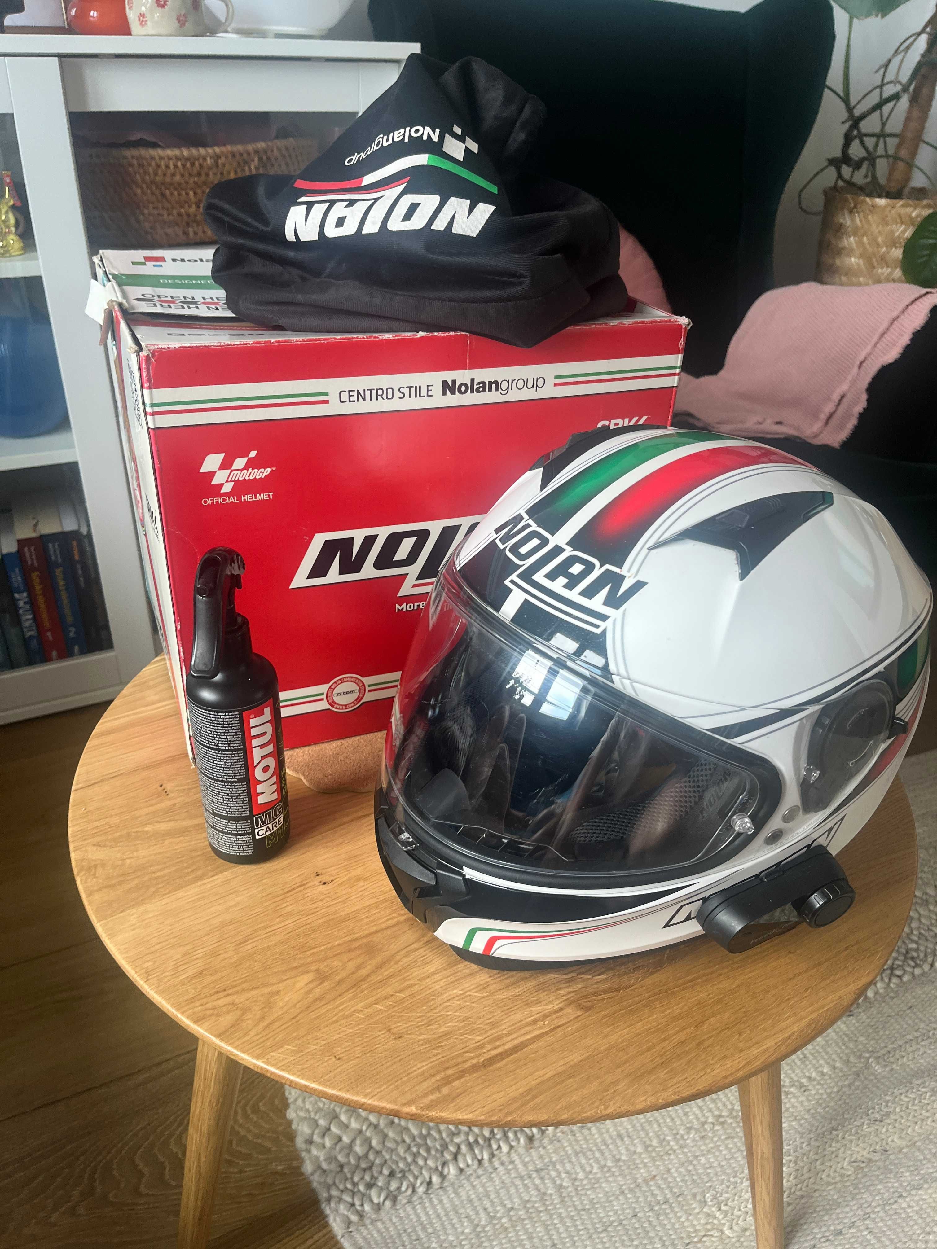 Kask motocyklowy Nolan N87 roz.L pinlock interkom Tconn