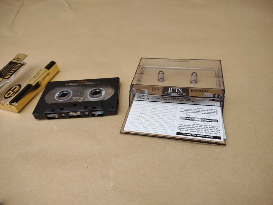 Kaseta Maxell XL II 90 - Nowa.