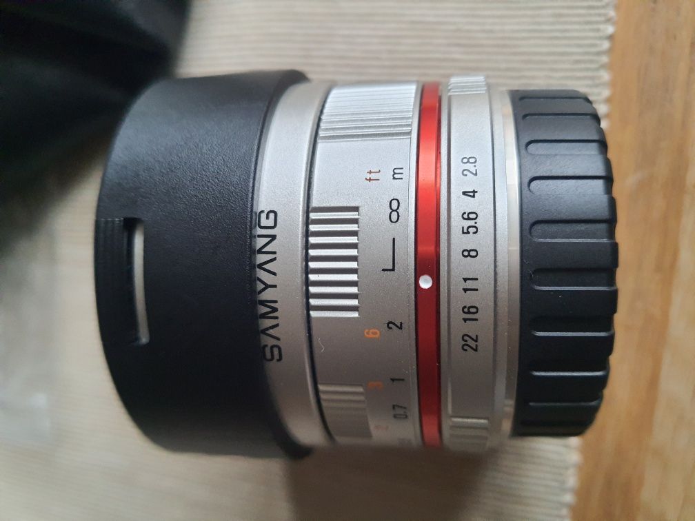 Nowy Samyang 8mm f2.8 rybie oko, mocowanie Samsung nx