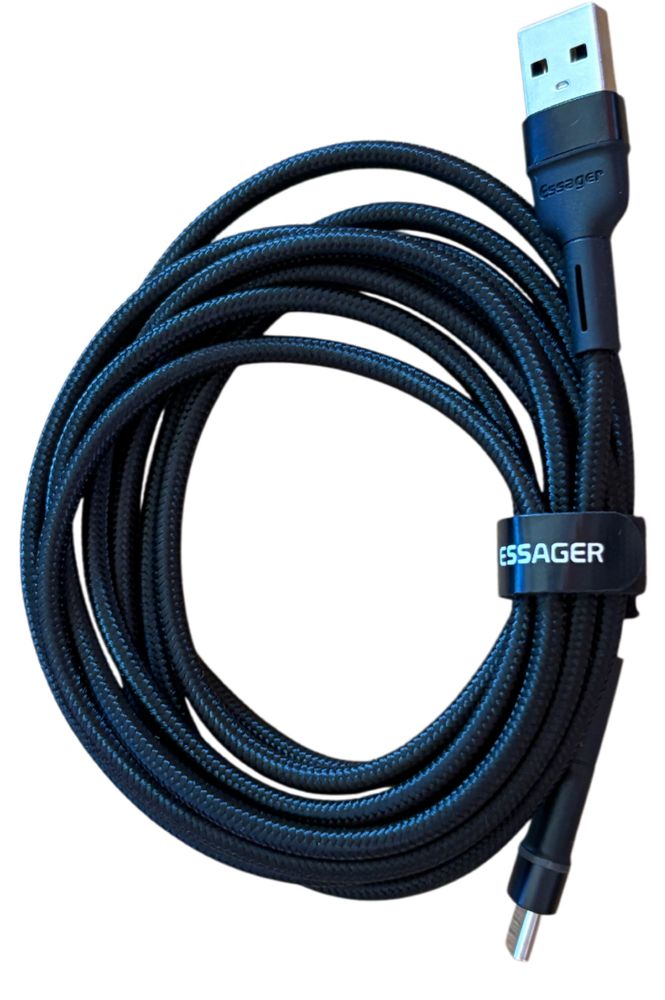 Kabel szybkiego ładowania USB-A-USB-C 2M z oświetleniem led kod 2442