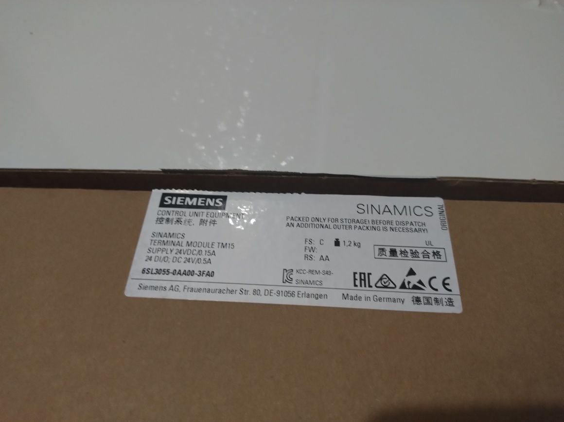 Siemens  sinamics terminal modul TM15