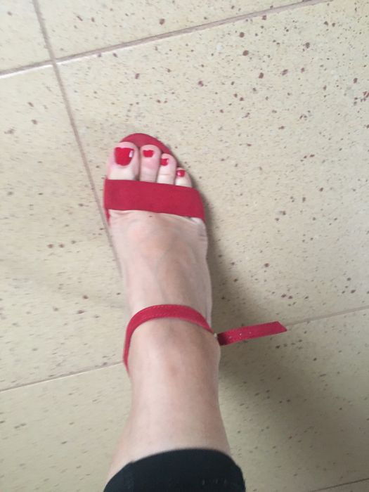 H&M seksowne sandałki na szpilce,zamsz,r.38