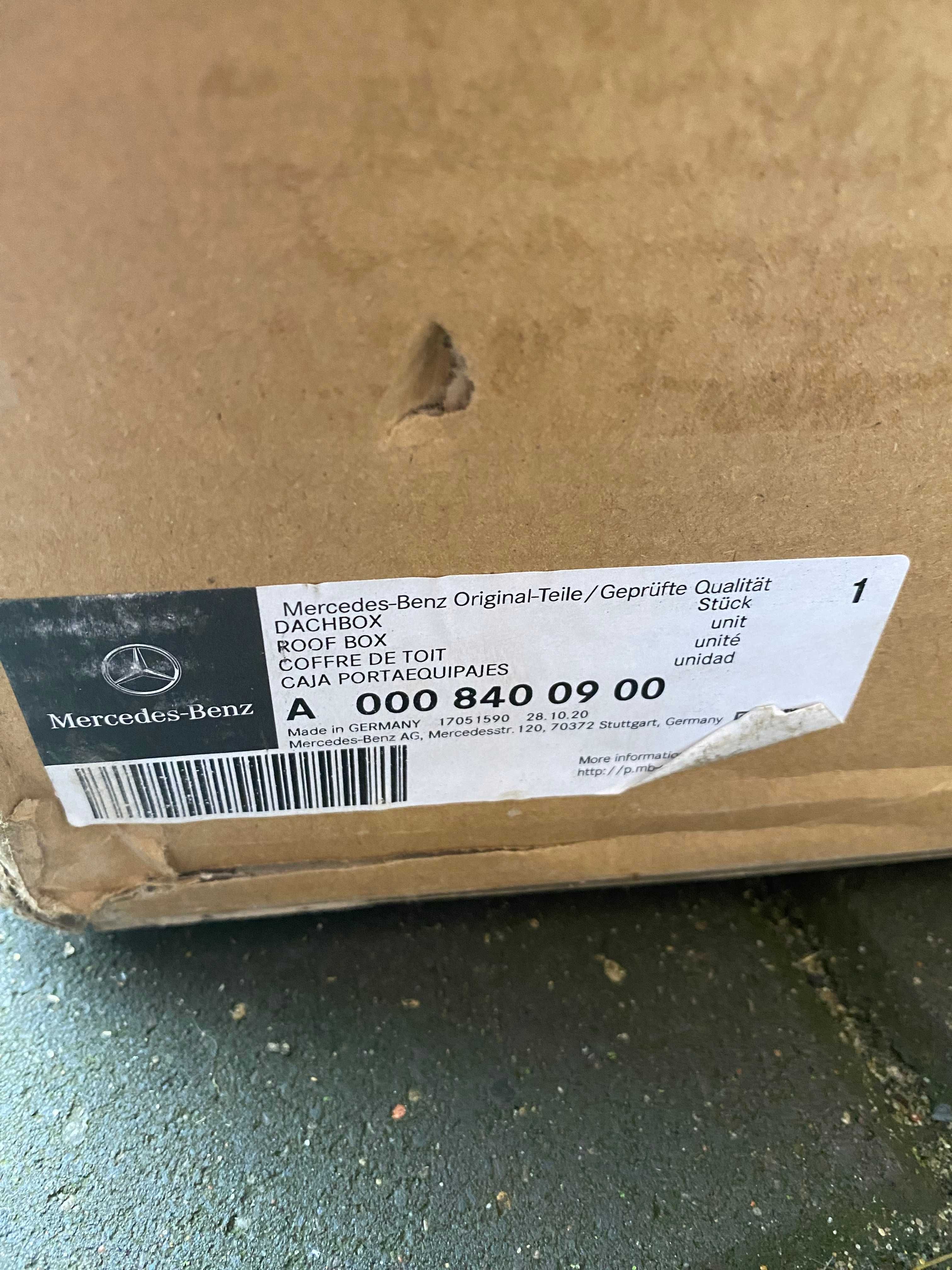Bagażnik DachBox +relingi Mercedes GT AMG nowy