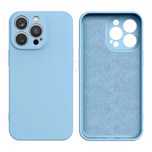 Silicone Case Etui Iphone 14 Plus Silikonowy Pokrowiec Jasnoniebieskie
