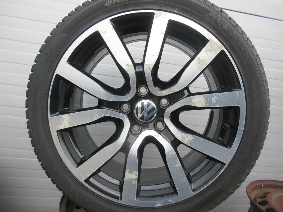 ALU+Opony zima R18 Golf 5,6,7, Passat,Jetta,Caddy,A3,Octavia,Leon 5739
