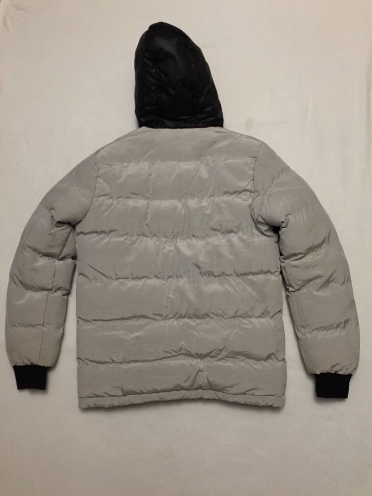 Пуховик Supply&Demand серый-черный зимний куртка tnf мужской