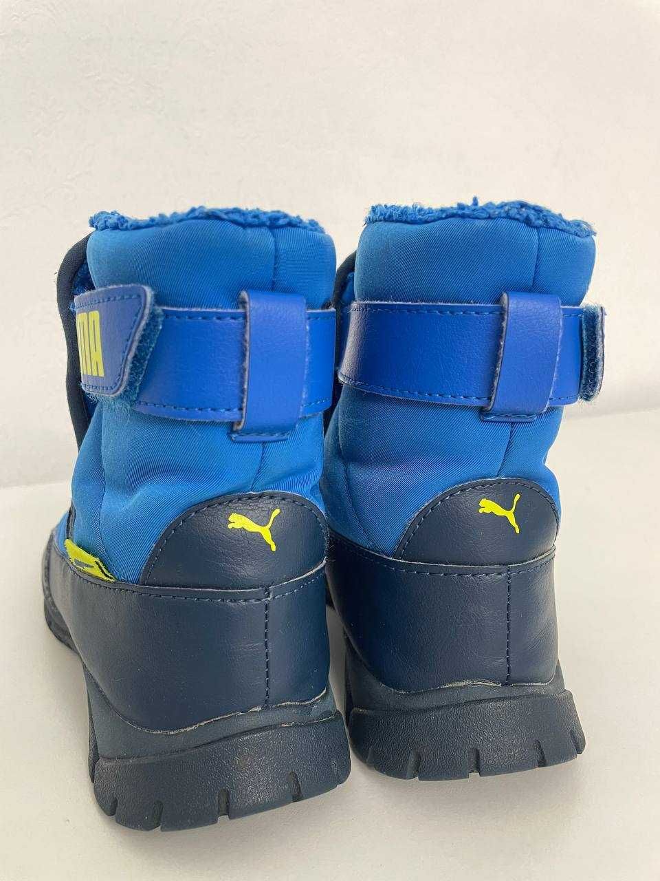 Сапоги детские Puma Nieve Boot WTR 30 (11.5) Future Blue-Nrgy Yellow