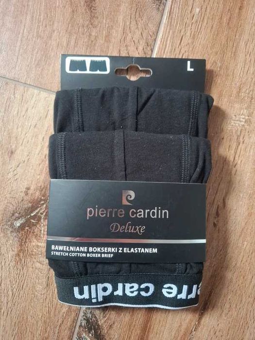 Bokserki majtki męskie 2 pary Pierre Cardin Deluxe L