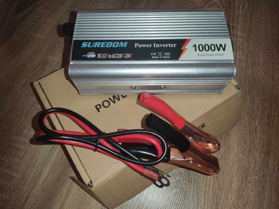 Інвертор (Перетворювач) із 12V в 220V 1000w