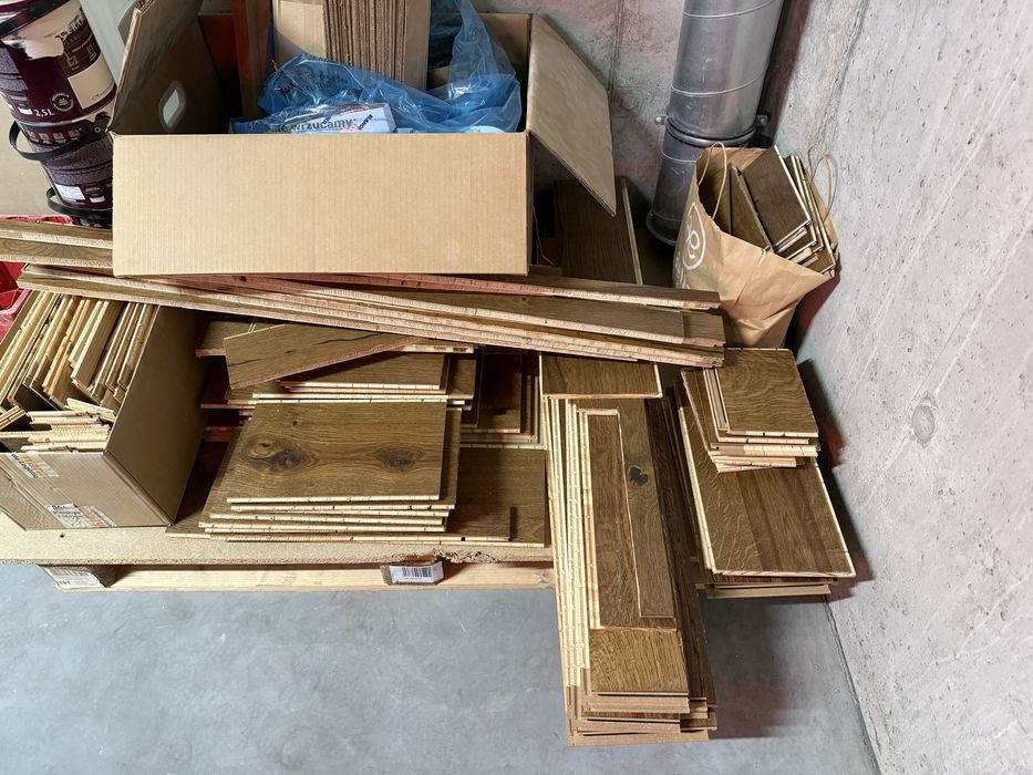 Drewno, odpady z deski trojwarstwowej