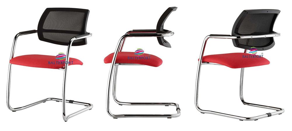 Cadeira MAGIX Costa Média /Alta Base Patim / 4 Pés / Rodada / Rede