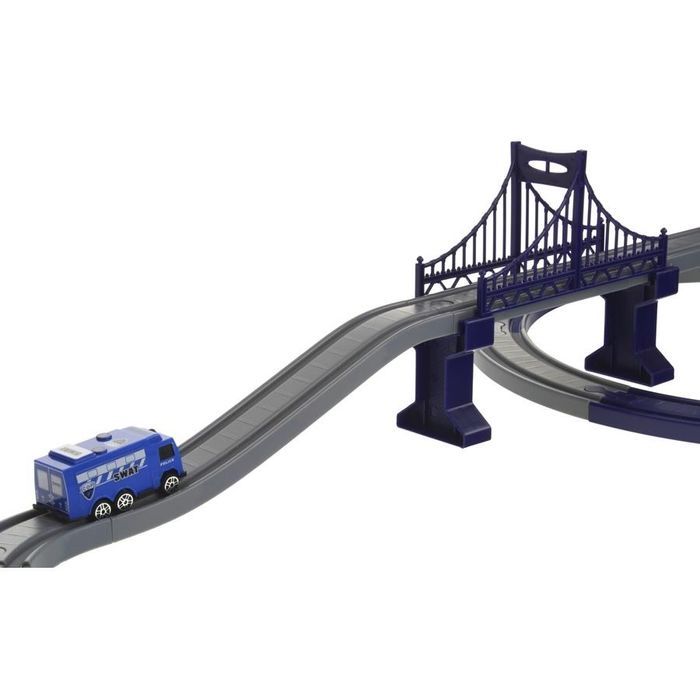 Pociąg Duża Kolejka Elektryczna Policja Auta 92el.