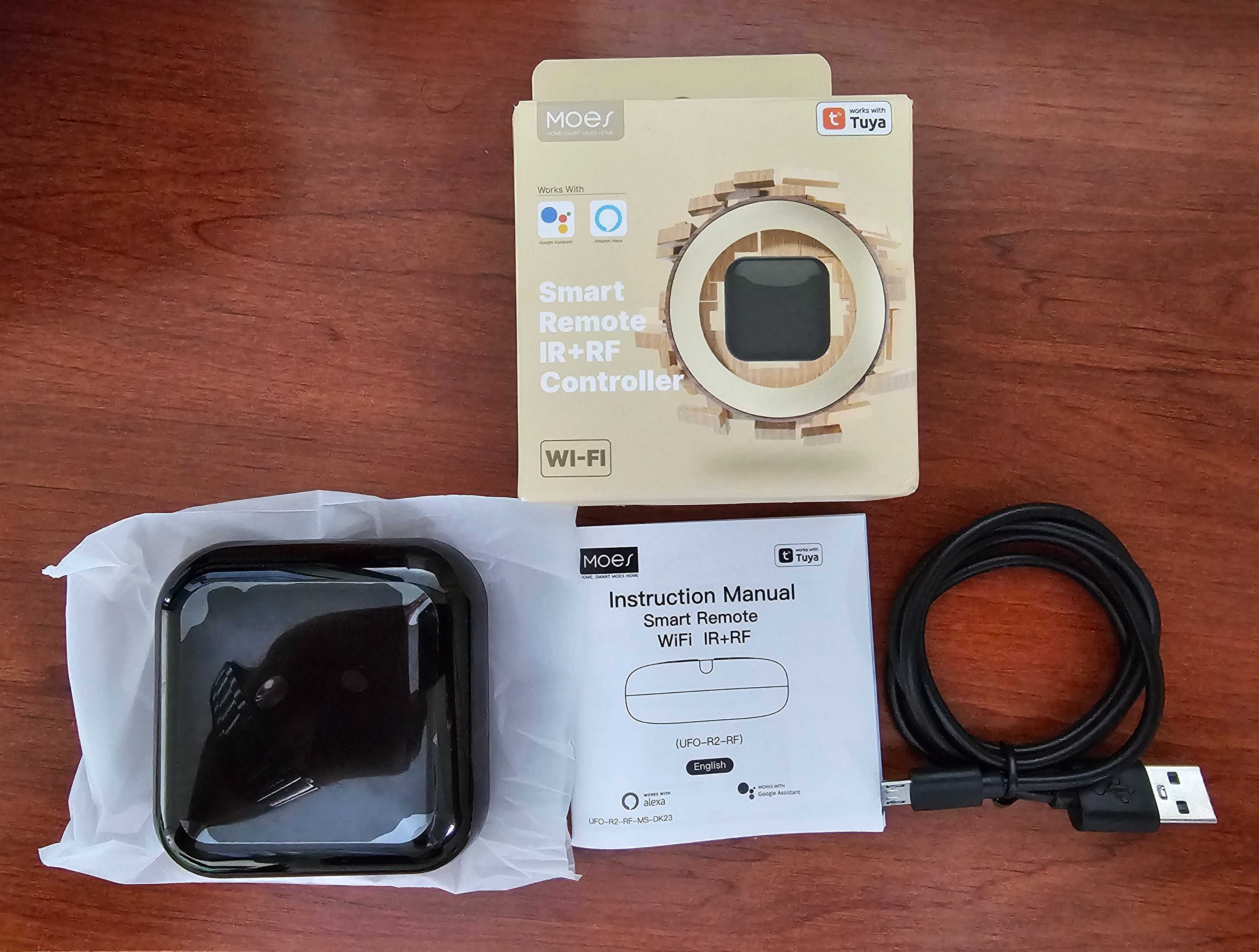 MOES - Controlador IR+RF remoto inteligente