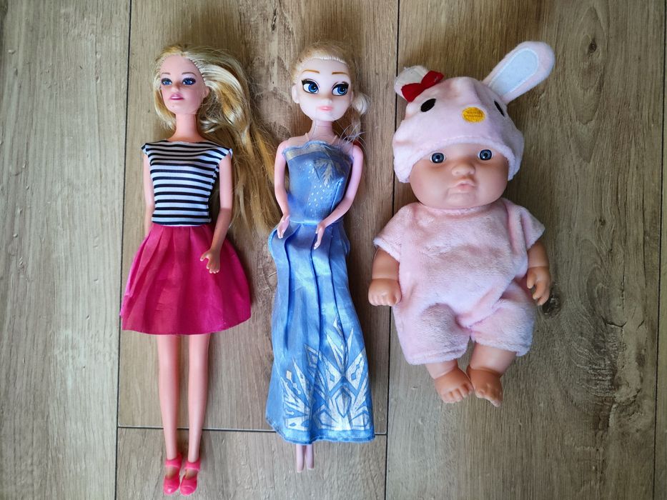 Zestaw lalek, lalka Barbie, lalka ELSA z krainy lodu, mały bobas