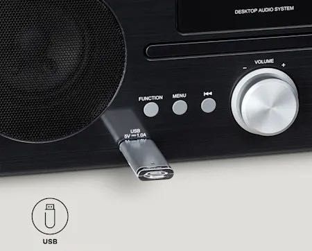 Стерео радио: Spotify Connect, Bluetooth, CD, MP3