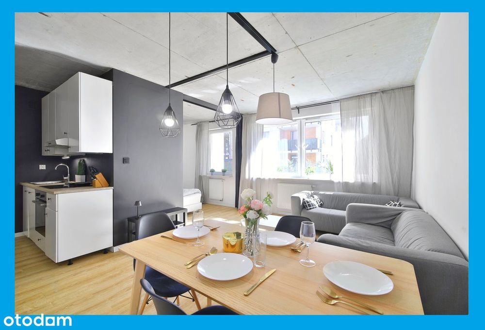 Mieszkanie 42m²✮2 pokoje✮Budownictwo 2016✮Osiedle zamknięte