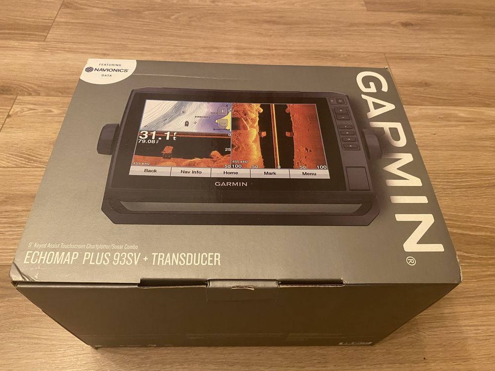 НОВИЙ Ехолот Garmin plus 93sv + transducer