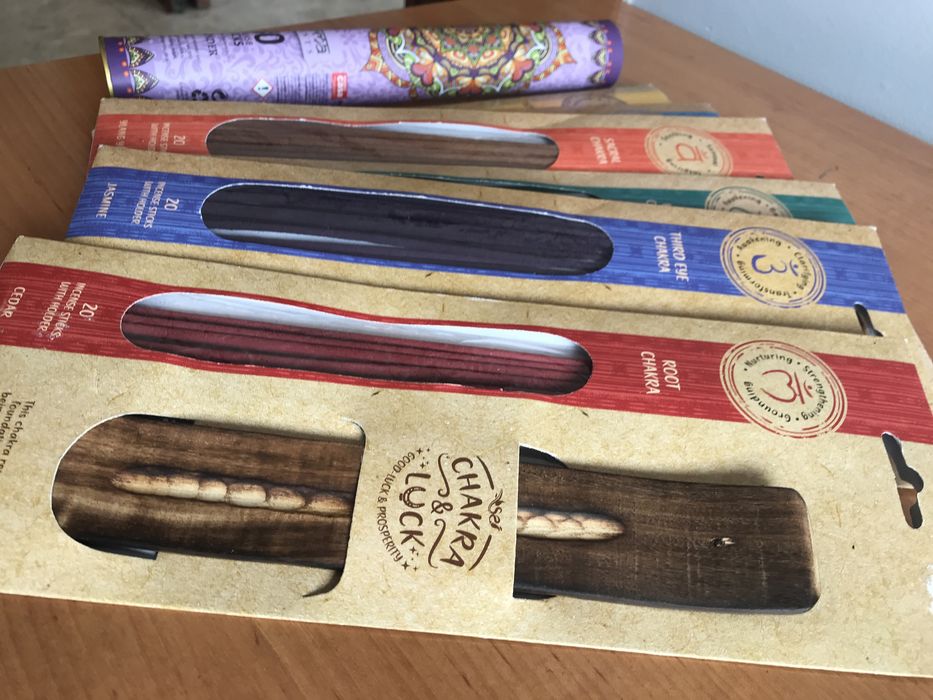 Kit de incenso com suportes